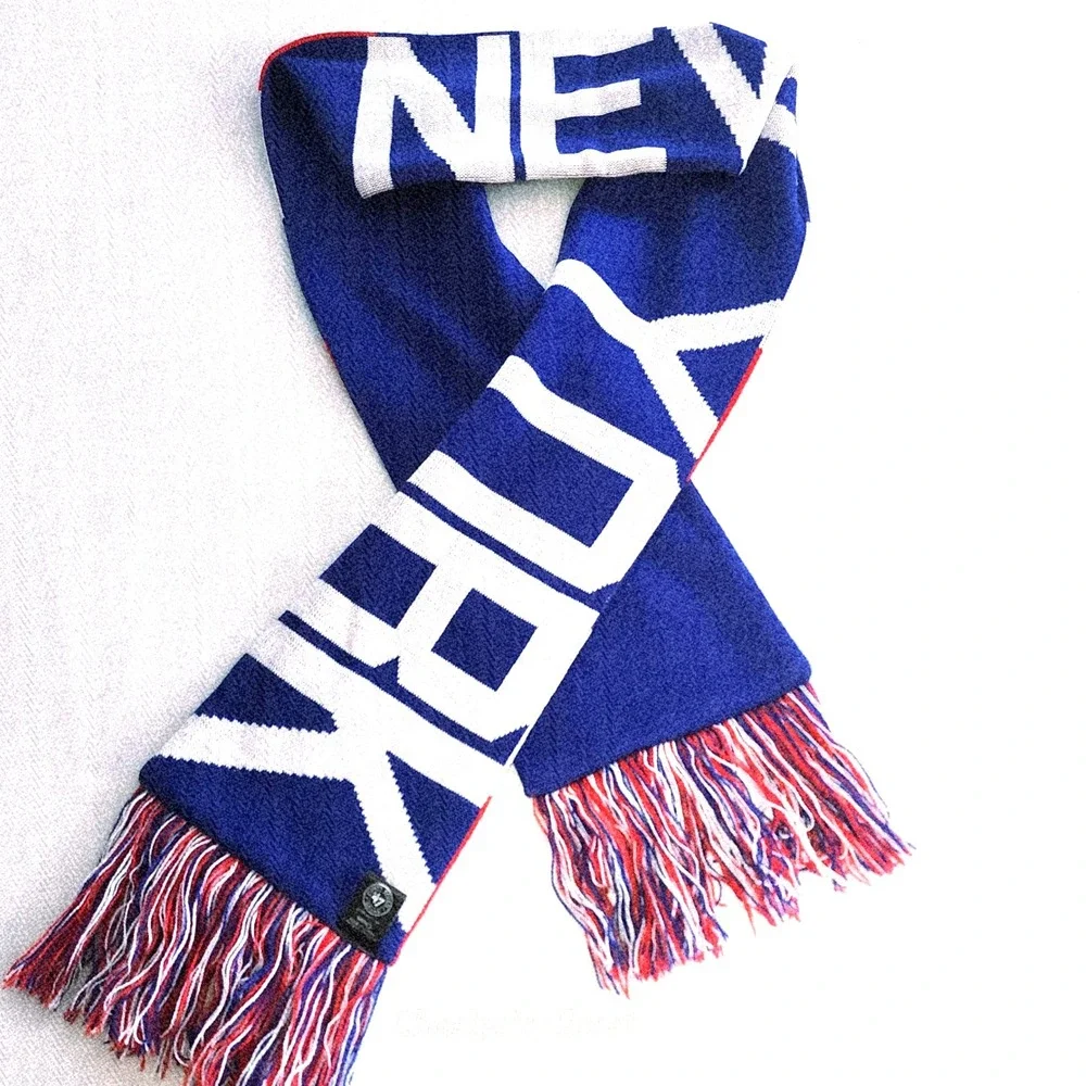 New‎ York  Giants NFL 47 BRAND Adult Unisex Fringe Winter Stadium Scarf
